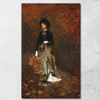 Automne Winslow Homer tableau impression sur toile