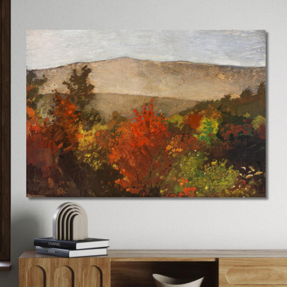 Cime Des Arbres D'Automne Winslow Homer tableau impression sur toile