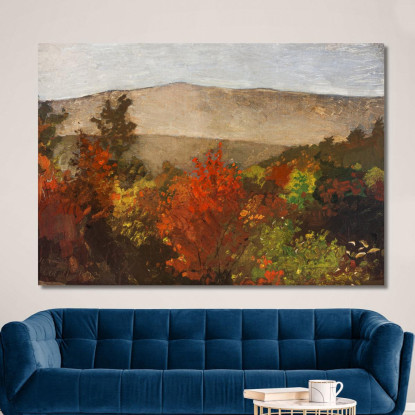 Cime Des Arbres D'Automne Winslow Homer tableau impression sur toile