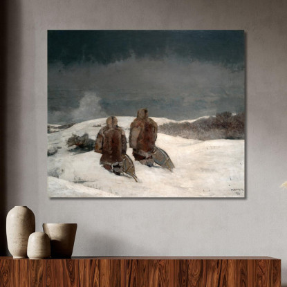 Unter Null Winslow Homer drucken auf leinwand