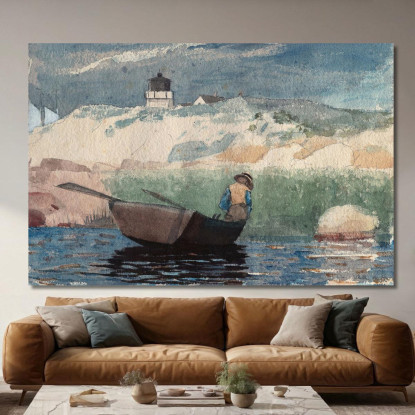 Junge Im Boot Gloucester Winslow Homer drucken auf leinwand