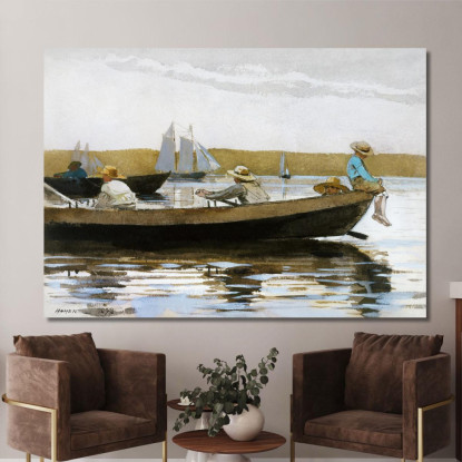 Boys In A Dory Winslow Homer canvas print