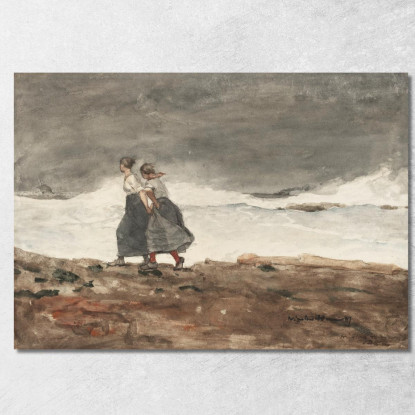 Peligro Winslow Homer cuadro en lienzo