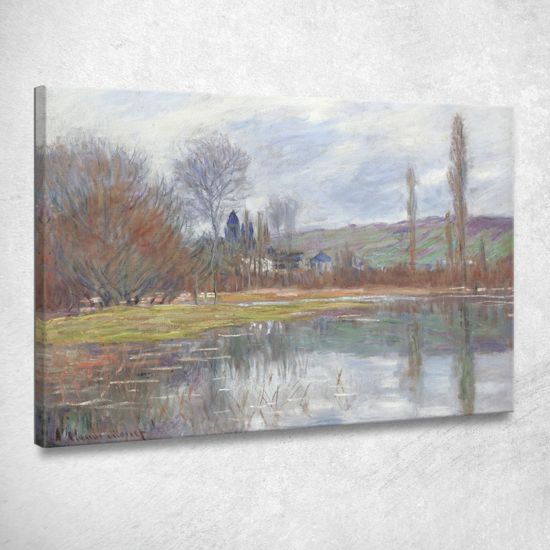 La Primavera A Vetheuil 1881 Claude Monet mnt97 quadro stampato su tela La Primavera A Vetheuil 1881 Claude Monet mnt97 quadro stampato su tela