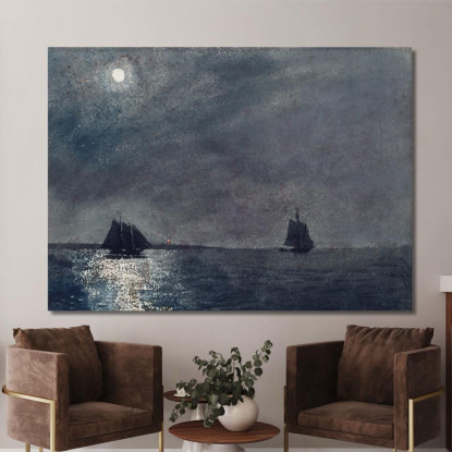 Luce Del Punto Orientale Winslow Homer quadro stampato su tela