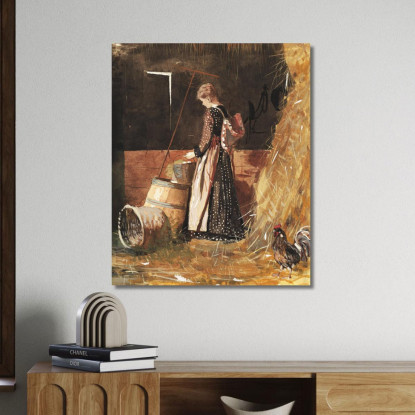 Oeufs Frais Winslow Homer tableau impression sur toile