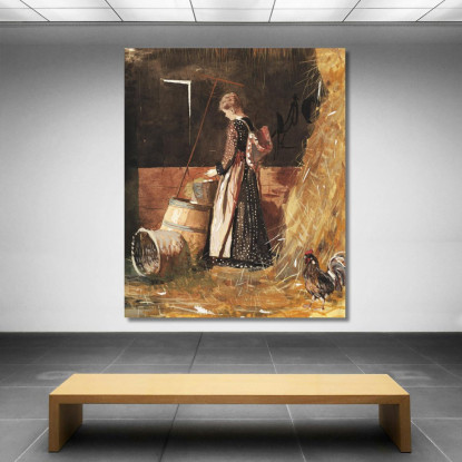 Oeufs Frais Winslow Homer tableau impression sur toile