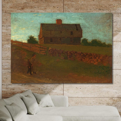 Casa De Guarnición York Maine Winslow Homer cuadro en lienzo