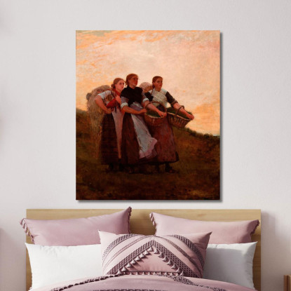 Ascolta! L'Allodola Winslow Homer quadro stampato su tela