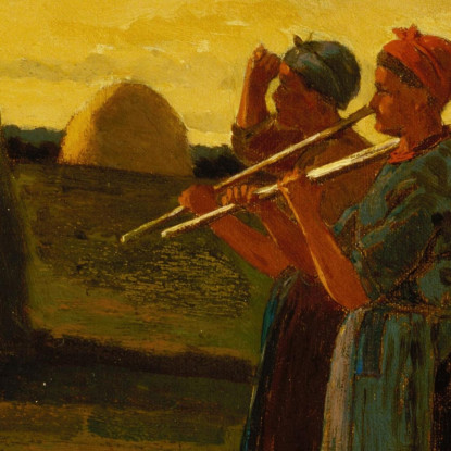 Henificadores Winslow Homer cuadro en lienzo