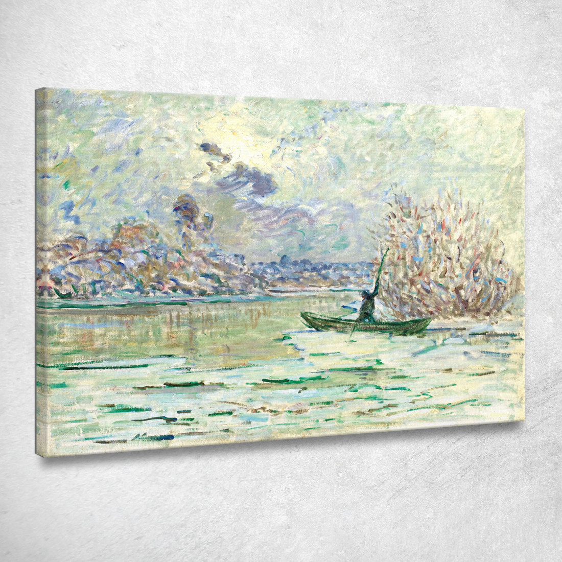 L'Inverno Vicino A Lavacourt 1880 Claude Monet mnt101 quadro stampato su tela L'Inverno Vicino A Lavacourt 1880 Claude Monet mnt101 quadro stampato su tela