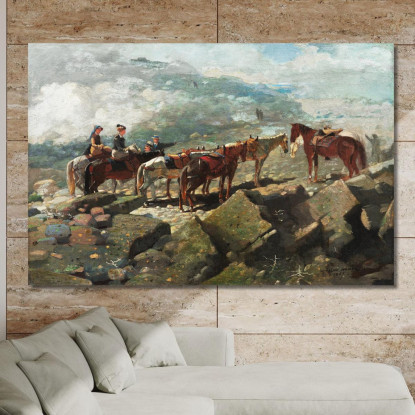 Mont Washington Winslow Homer tableau impression sur toile