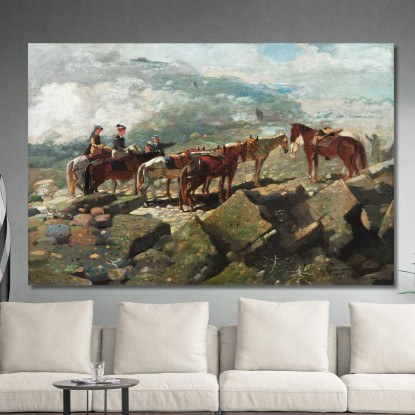 Mont Washington Winslow Homer tableau impression sur toile
