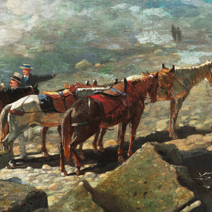 Mont Washington Winslow Homer tableau impression sur toile