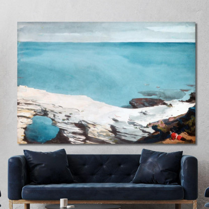 Natural Bridge Bermuda Winslow Homer canvas print