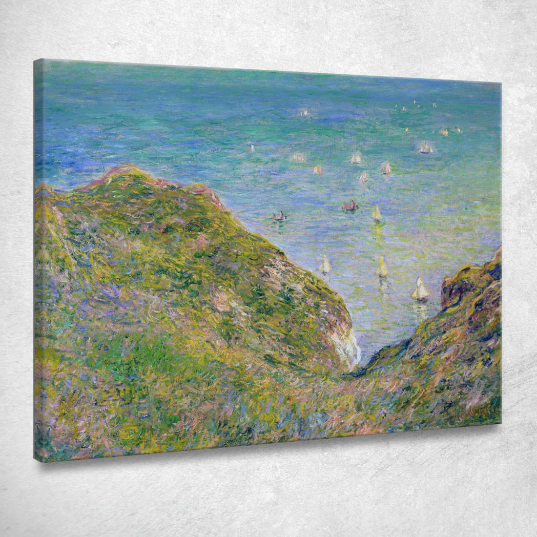 Vista Dalla Scogliera A Pourville Bright Weather 1882 Claude Monet mnt105 quadro stampato su tela Vista Dalla Scogliera A Pourville Bright Weather 1882 Claude Monet mnt105 quadro stampato su tela