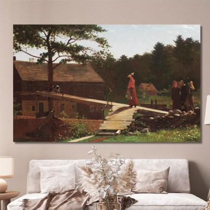 Old Mill The Morning Bell Winslow Homer canvas print