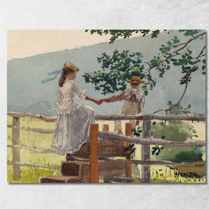 En El Estilo Winslow Homer cuadro en lienzo