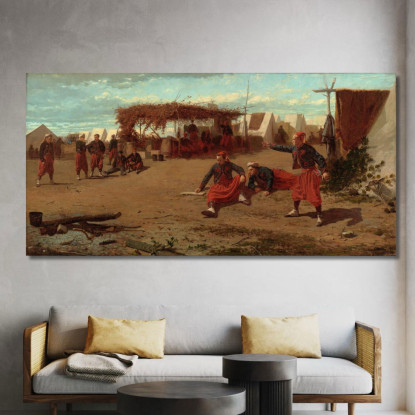 Tejos De Lanzamiento Winslow Homer cuadro en lienzo