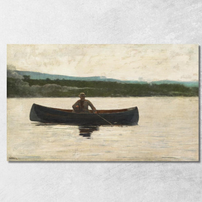 Einen Fisch Spielen Winslow Homer drucken auf leinwand