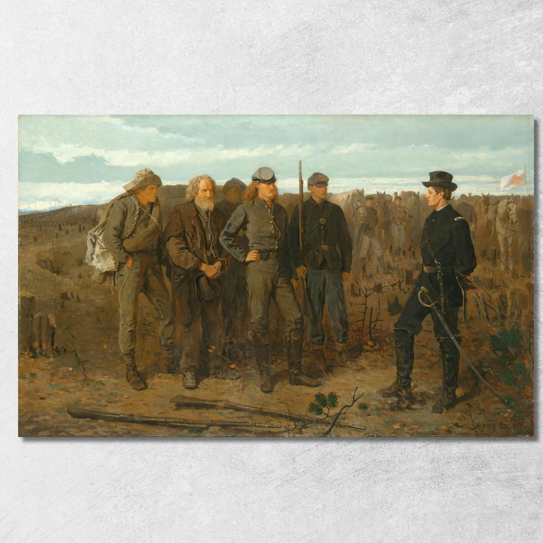 Prisonniers Du Front Winslow Homer tableau impression sur toile Prisonniers Du Front Winslow Homer tableau impression sur toile