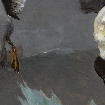 Derecha E Izquierda Winslow Homer cuadro en lienzo
