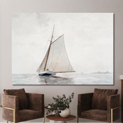 Sailing Off Gloucester Winslow Homer canvas print