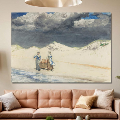Sabbia E Cielo Winslow Homer quadro stampato su tela