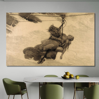 Saved Winslow Homer canvas print