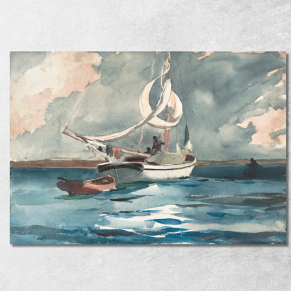 Demolizione Nassau Winslow Homer quadro stampato su tela