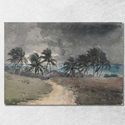 StormﾠBahamas Winslow Homer canvas print