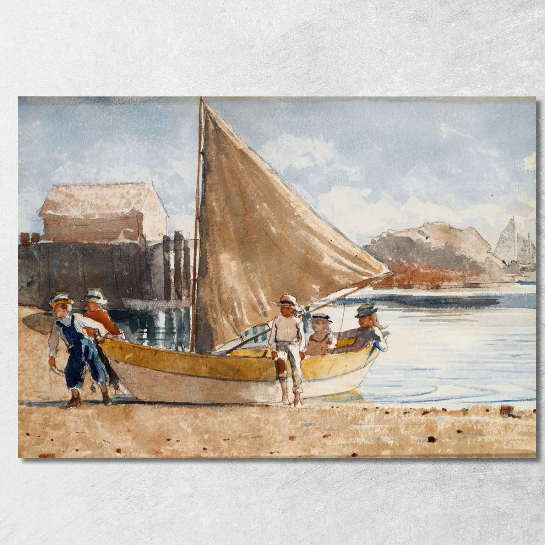 Heure D'Été Winslow Homer tableau impression sur toile