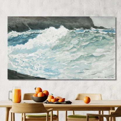 Surf Prouts Neck Winslow Homer canvas print