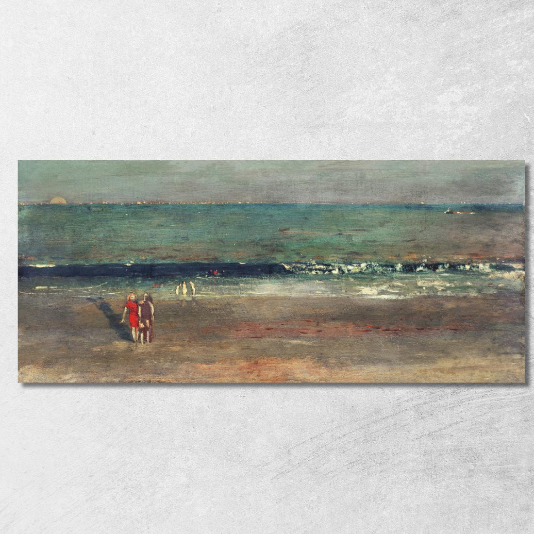 La Plage En Fin D'Après-Midi Winslow Homer tableau impression sur toile La Plage En Fin D'Après-Midi Winslow Homer tableau impression sur toile