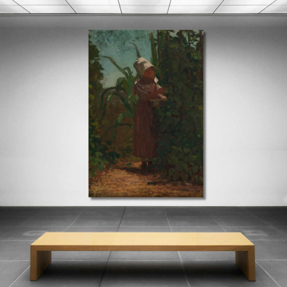 Il Raccoglitore Di Fagioli Winslow Homer quadro stampato su tela