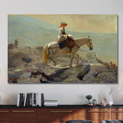 Der Reitweg White Mountains Winslow Homer drucken auf leinwand