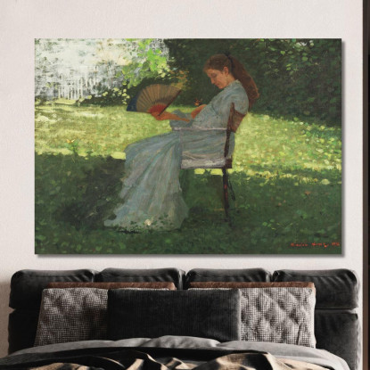 Le Papillon Winslow Homer tableau impression sur toile