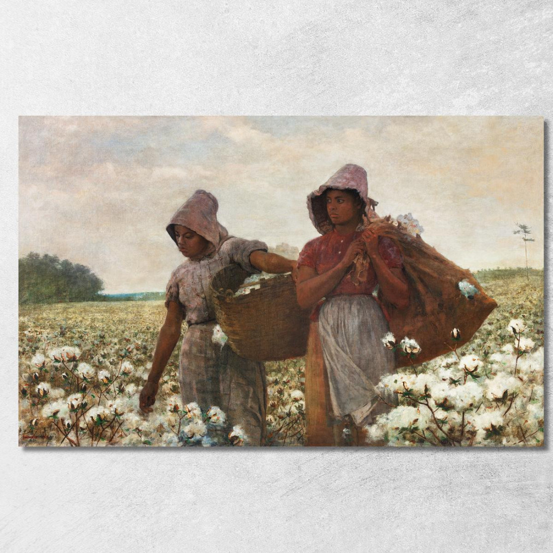 Los Recolectores De Algodón Winslow Homer cuadro en lienzo Los Recolectores De Algodón Winslow Homer cuadro en lienzo