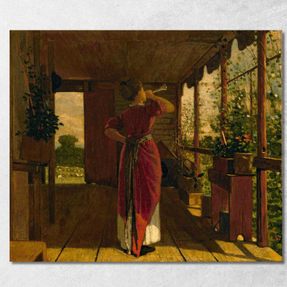 The Dinner Horn Winslow Homer canvas print