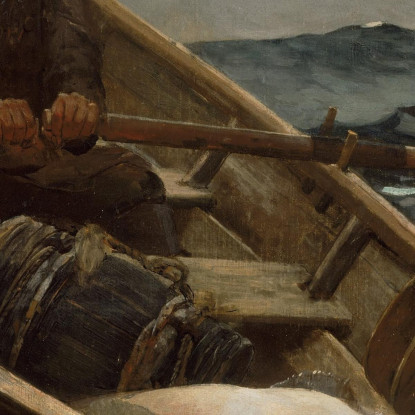 L'Allarme Nebbia Winslow Homer quadro stampato su tela