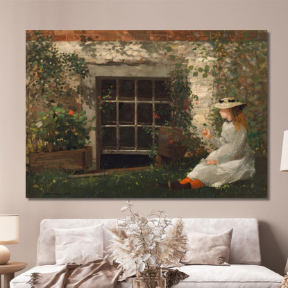 The Four-Leaf Clover Winslow Homer canvas print