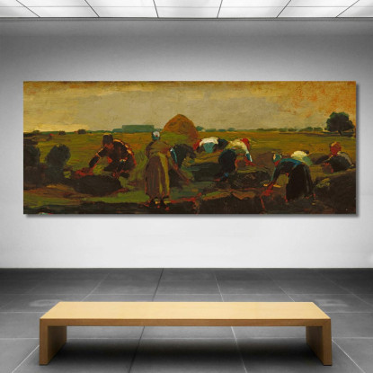 The Gleaners Winslow Homer canvas print