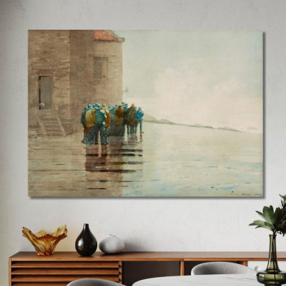 Die Lebensbrigade Winslow Homer drucken auf leinwand