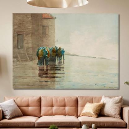 Die Lebensbrigade Winslow Homer drucken auf leinwand