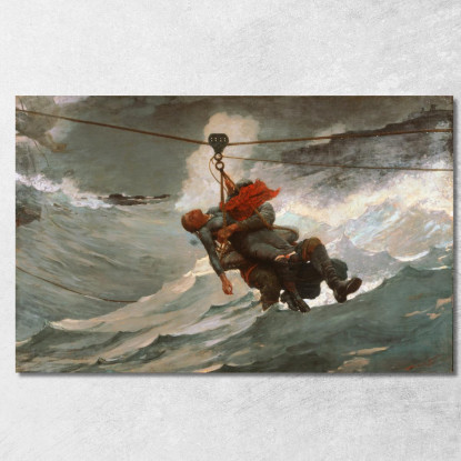 The Life Line Winslow Homer canvas print