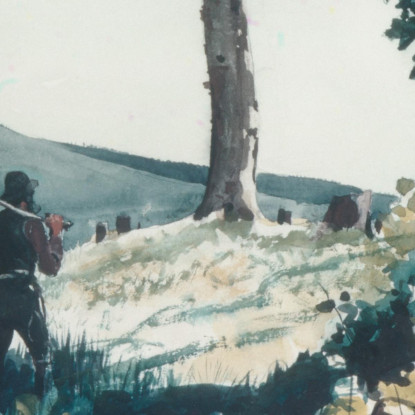 Le Pionnier Winslow Homer tableau impression sur toile