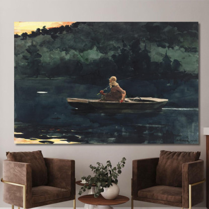 L'Aumento Winslow Homer quadro stampato su tela