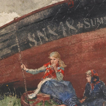 La Nuvola Estiva Winslow Homer quadro stampato su tela