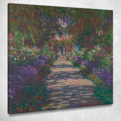 Percorso Nel Giardino Claude Monet mnt121 quadro stampato su tela