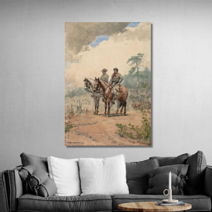 Two Scouts Winslow Homer canvas print